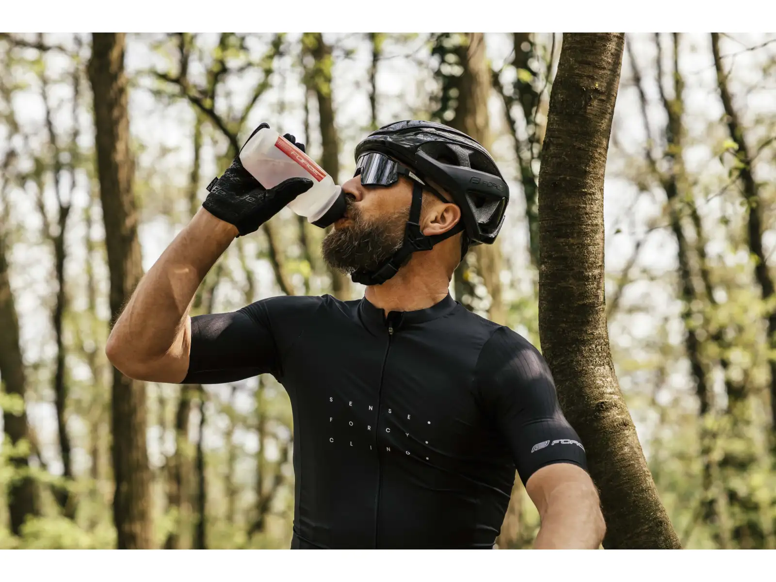 Force Drift glasses black/black mirror lenses