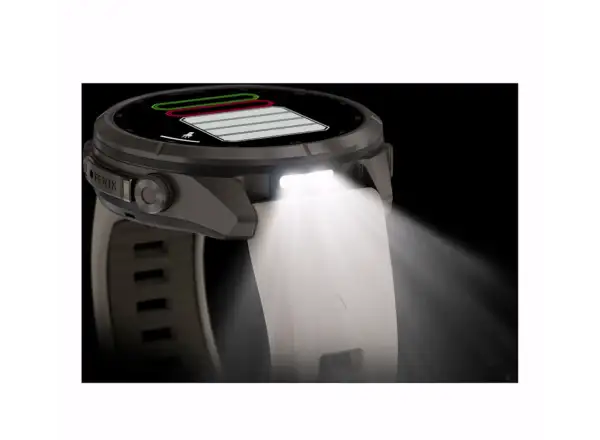 Garmin fenix 9 Pro inReach 43 mm smart watch Titanium Fog Gray/Dark Sandstone