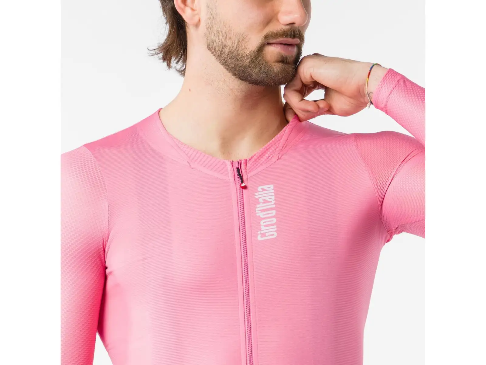 Castelli Giro 109 Corretto men's jersey long sleeve Rosa Giro