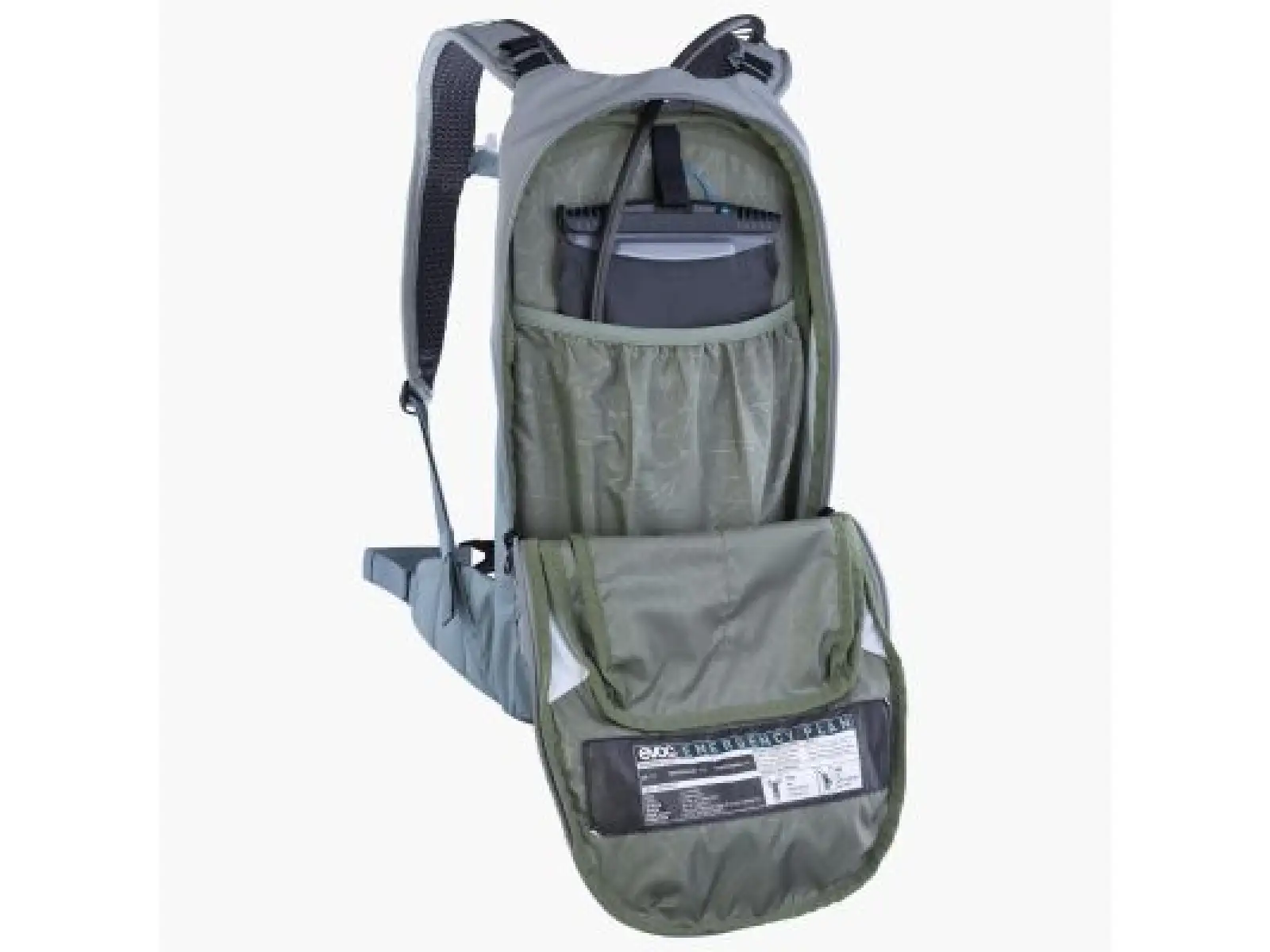 Evoc Stage 6 l backpack Stone Steel + Hydration bladder 2 l