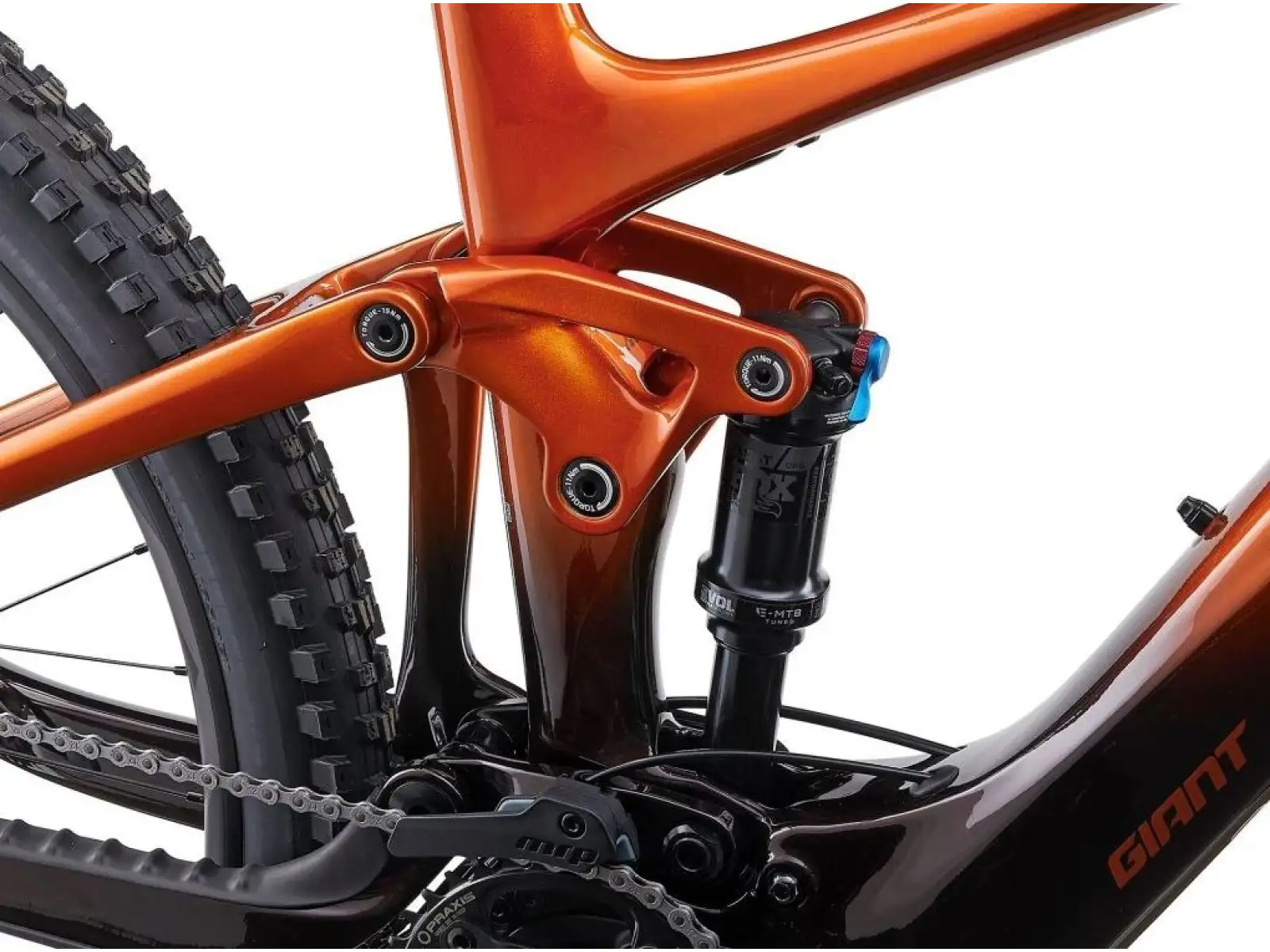 Giant Trance X Advanced E+ EL 3 e-bike Helios Orange