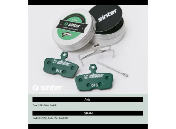 Sinter Sram Code, Guide brake pads polymer green