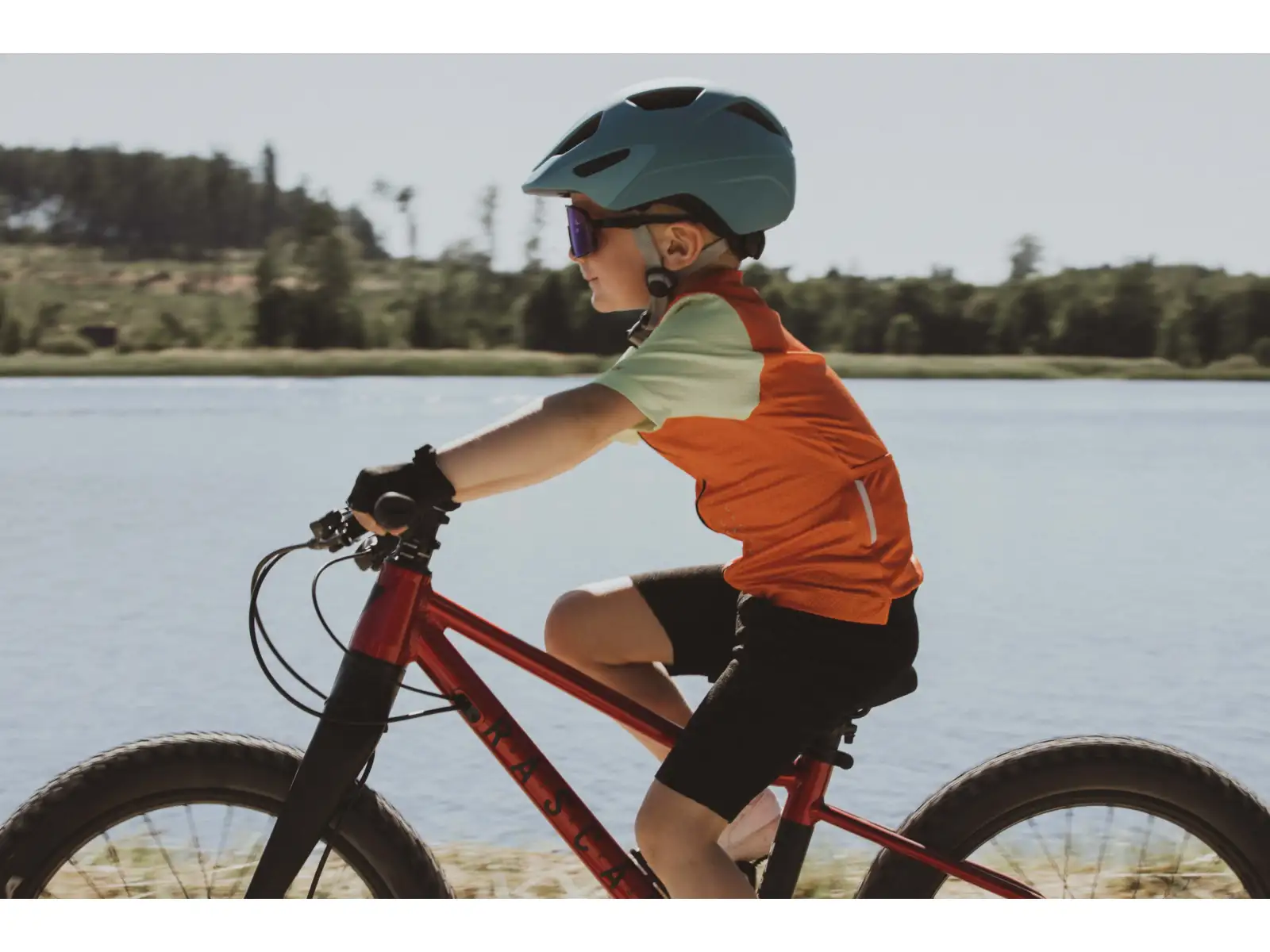 Force Limit Kid MTB children's jersey orange