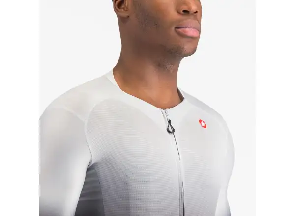 Castelli UPF men's jersey short sleeve Silver Grey