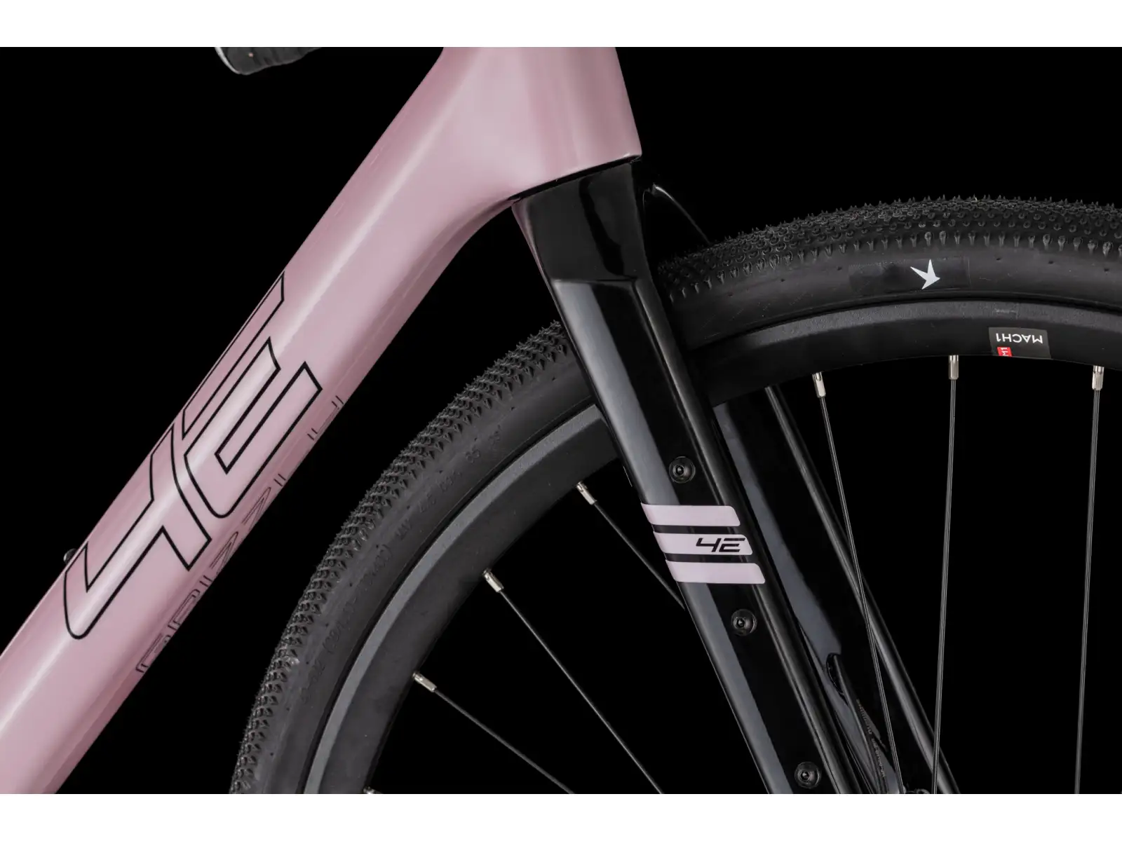 4Ever Grizzly Elite gravel bike coral / black