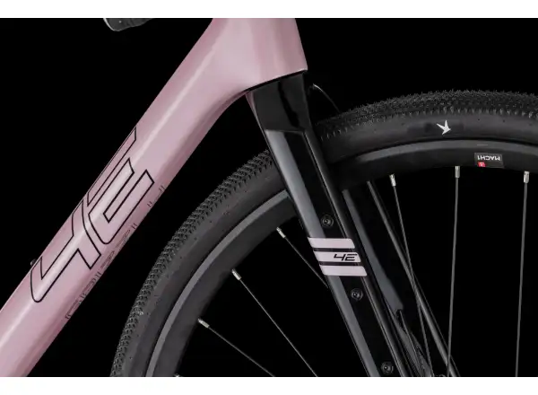 4Ever Grizzly Elite gravel bike coral / black