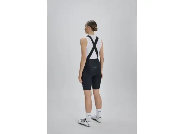 POC Raceday women's cycling shorts with pad and bib Uranium Black