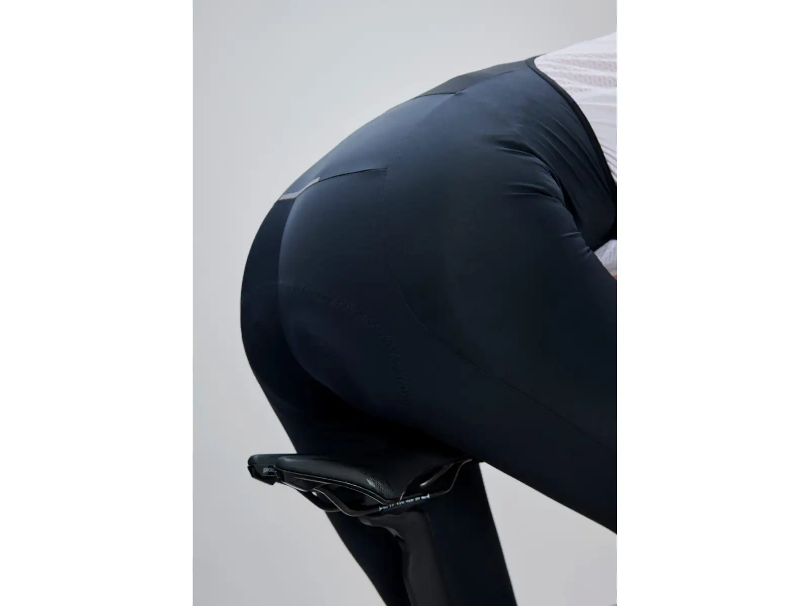 POC Raceday men's shorts with pad and bib Uranium Black
