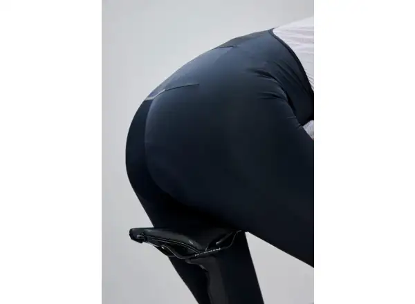 POC Raceday men's shorts with pad and bib Uranium Black