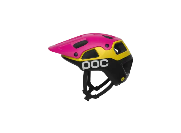 POC Cularis Pure helmet Rhos Red Matt/Citrine Yellow Matt