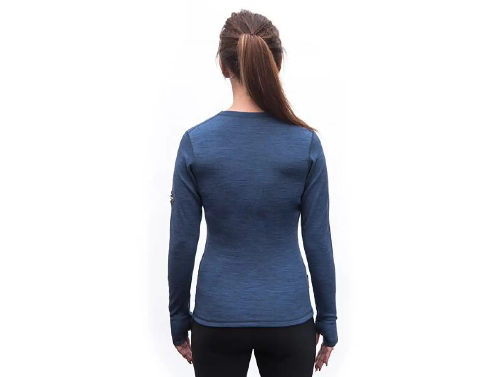 Sensor Merino Bold women's long sleeve shirt Cool Blue