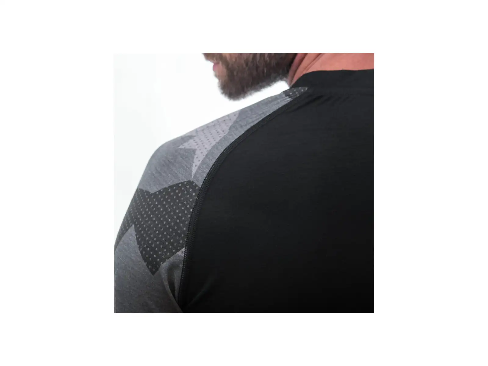 Sensor Merino Impress men's thermal underwear long sleeve black/Camo