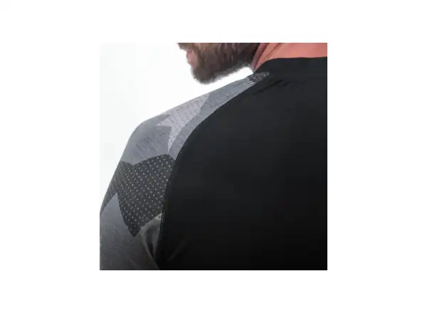 Sensor Merino Impress men's thermal underwear long sleeve black/Camo