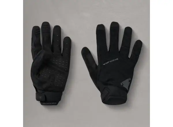 Endura Hummvee gel softshell cycling gloves black