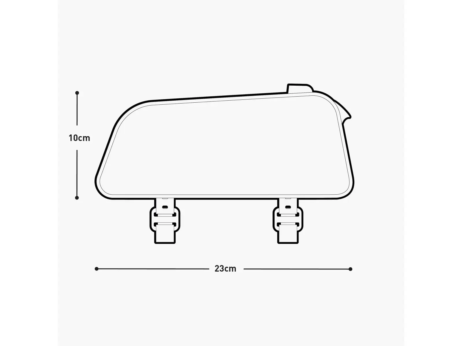Evoc Top Tube frame bag 1 l Sand