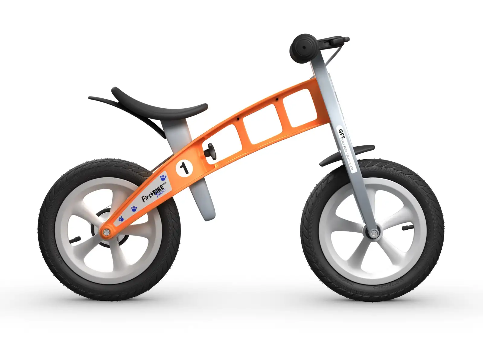 First Bike Street children's balance bike orange