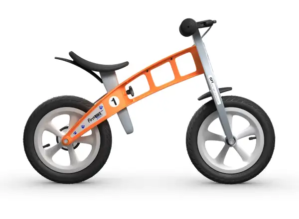 First Bike Street children's balance bike orange