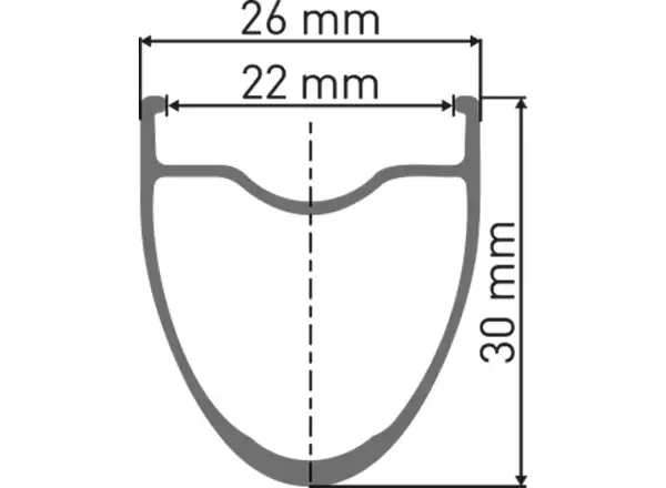 DT Swiss E 1800 Spline 30 DB 700C CL 12/100 front wheel - Unpacked