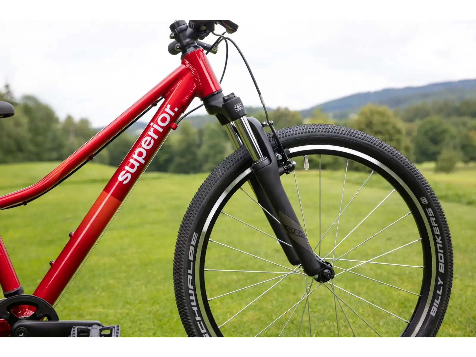 Superior RACER 24 kids bike Gloss Racing Red