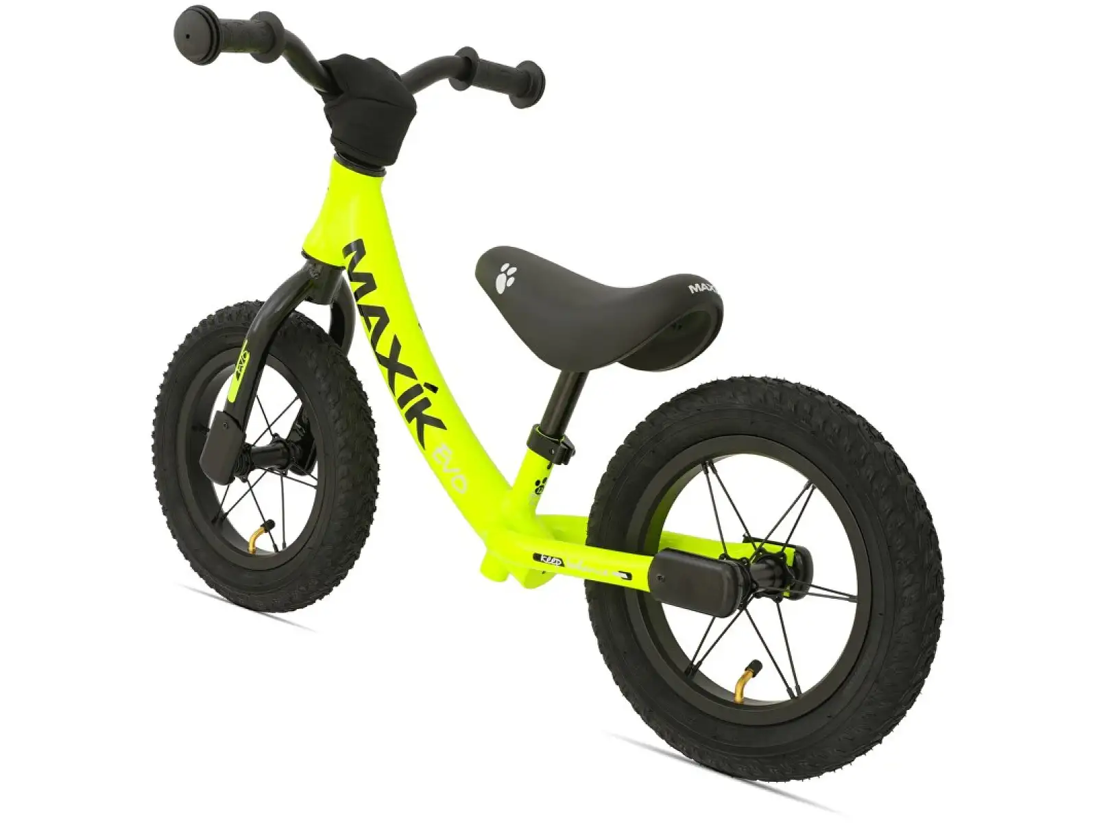 Max1 Maxík Evo Lite balance bike yellow/black