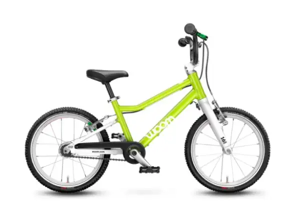 Woom 3 Lizard Lime Automagic 16" children's bike