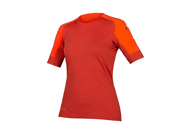 Endura GV500 S/S women's jersey short sleeve Cayenne