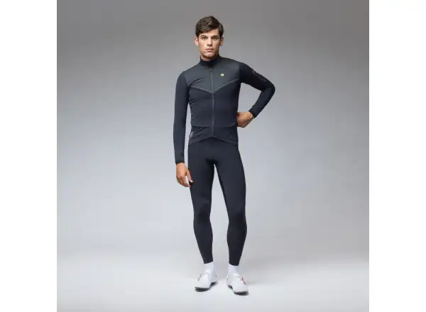 Alé R-EV1 Wool Speed men's winter cycling jacket Black