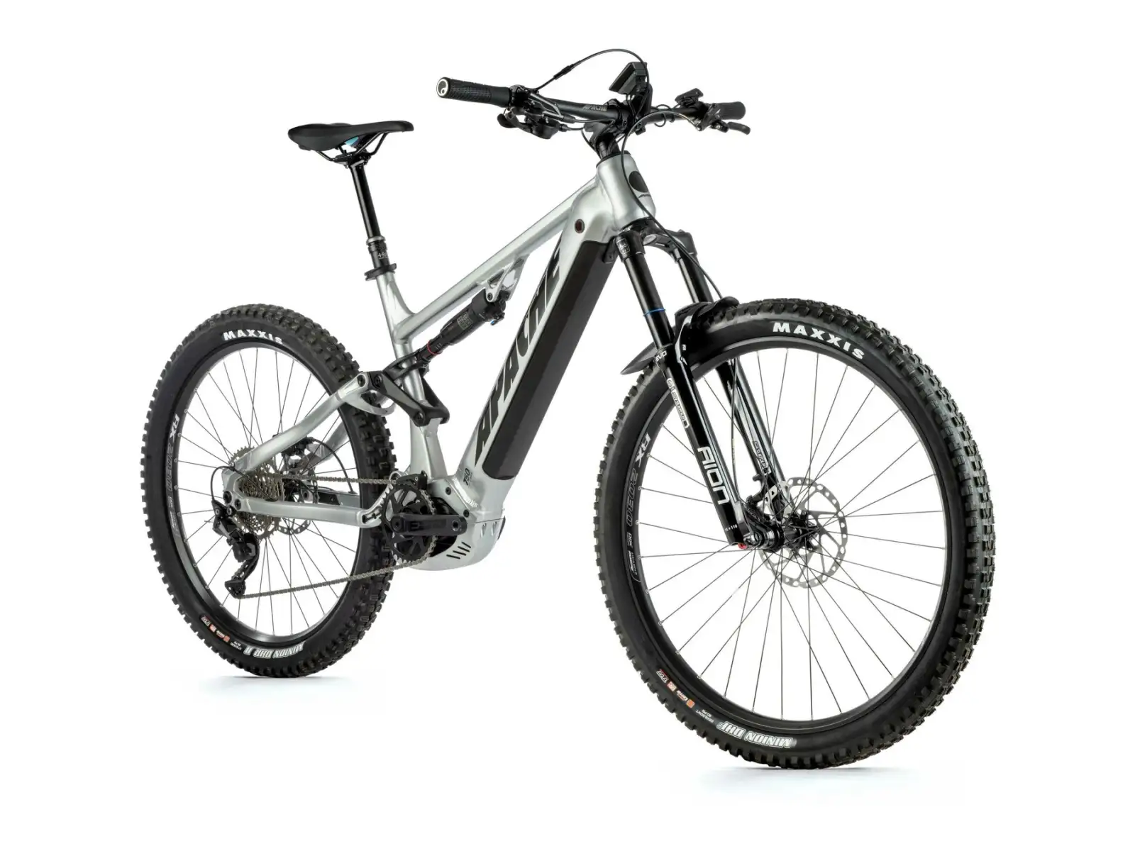 Apache Quruk 3 Bosch 1000 Wh full-suspension e-bike silver