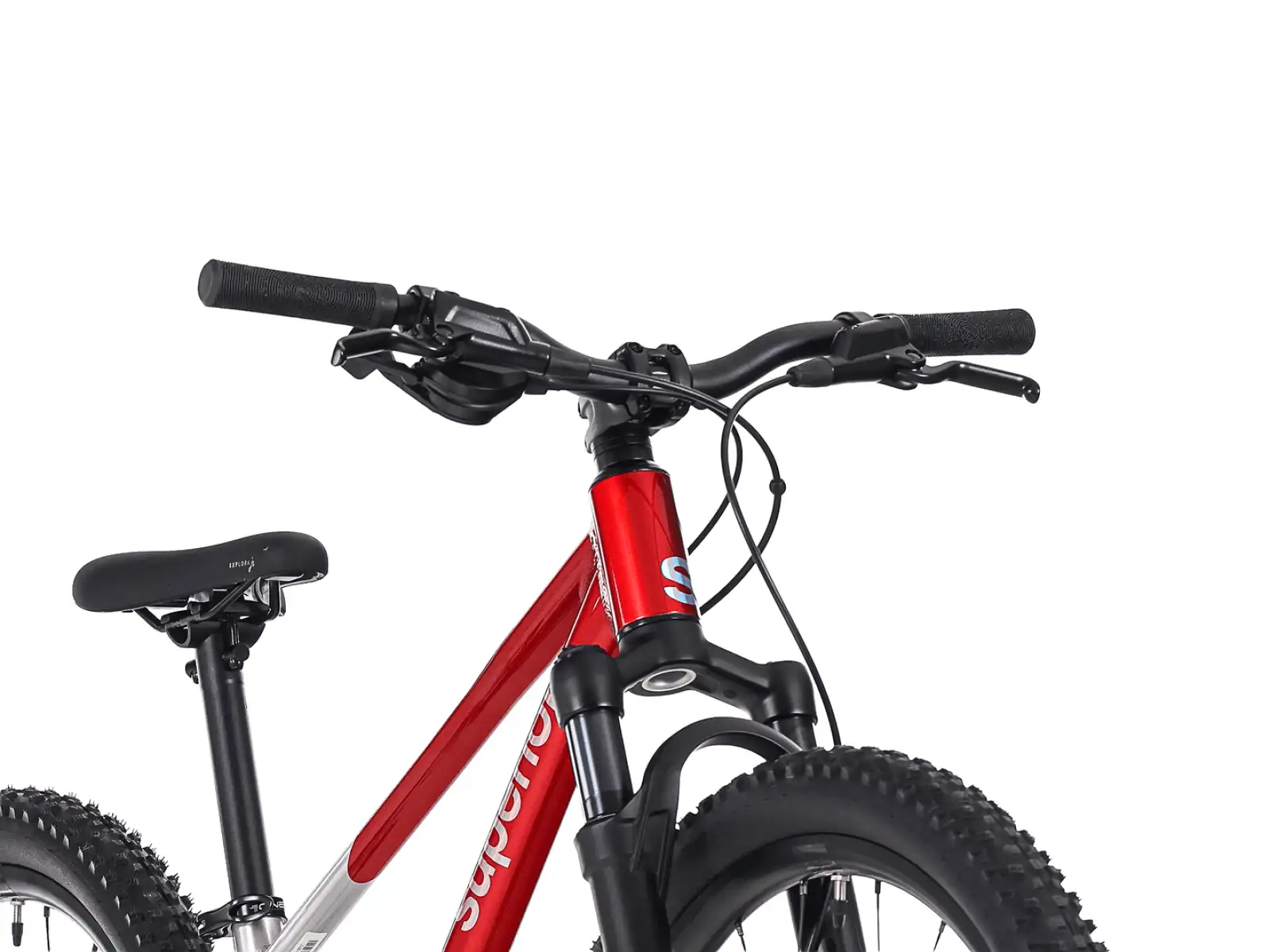 Superior TEAM 24 kids bike Gloss Brushed Alu / Red