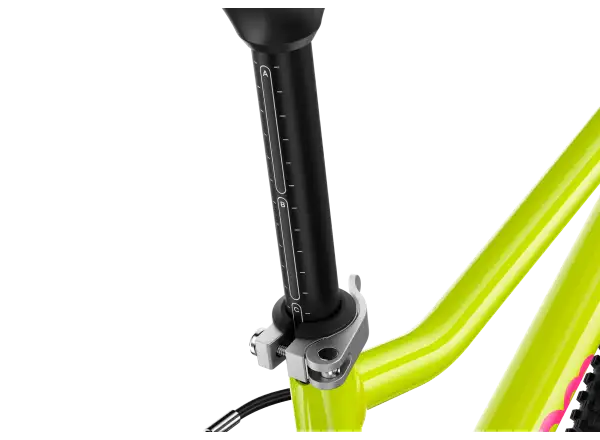 Woom GO 3 kids bike neon lime