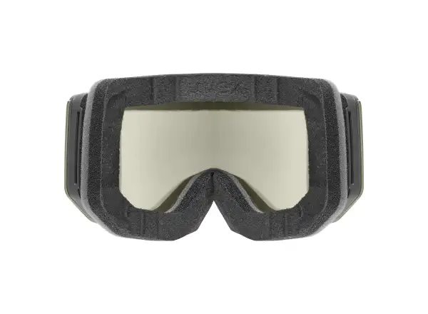 Uvex Lace Attract FM ski goggles black matt/ice - green