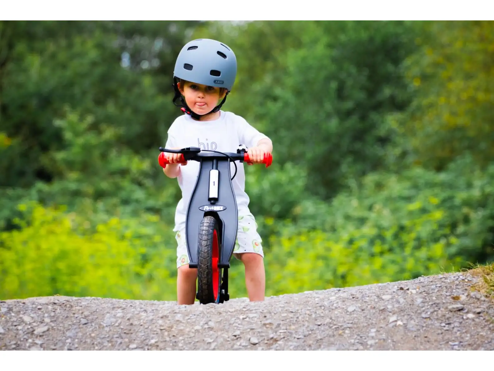 First Bike BASIC LIGHT BLUE kids balance bike without brake