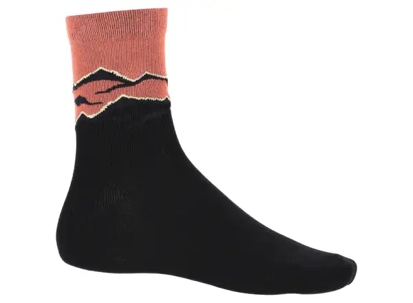Viking Bamboo Mid women's socks Black/Orange