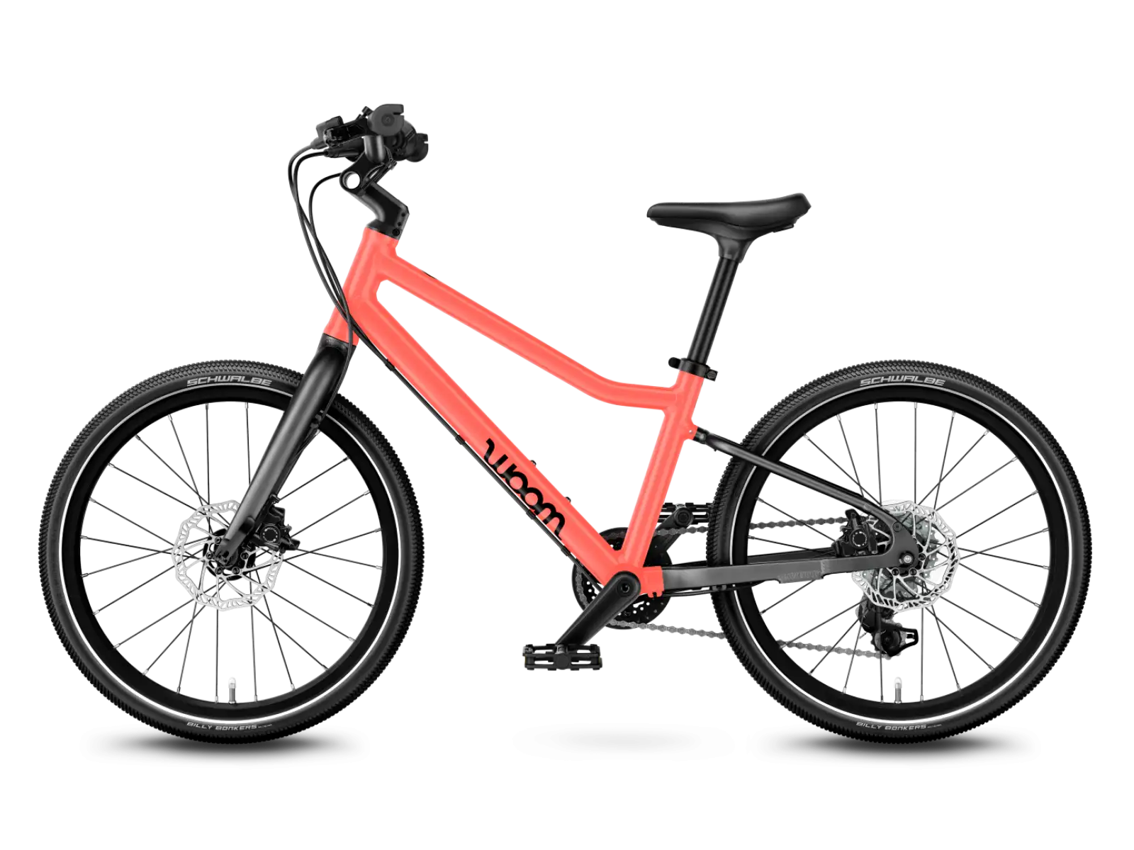 Woom 4 Explore children's bike 20" Neon Coral