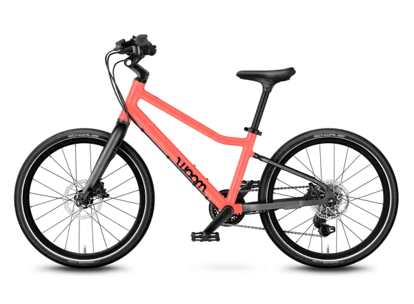 Woom 4 Explore children's bike 20" Neon Coral