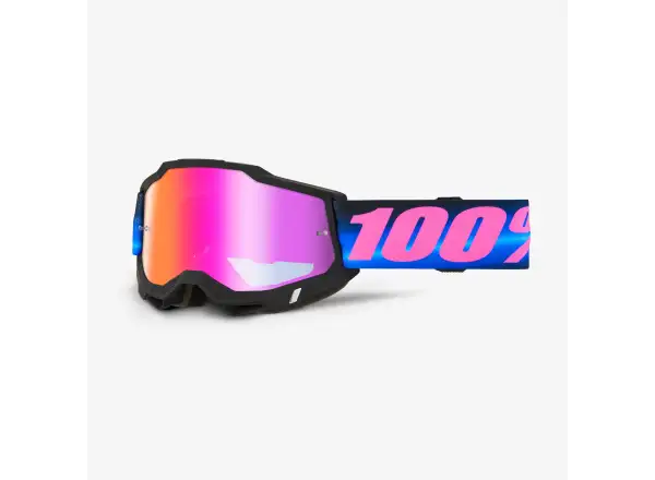 100% Accuri 2 downhill goggles Superdome/Dark Red Mirror Lens