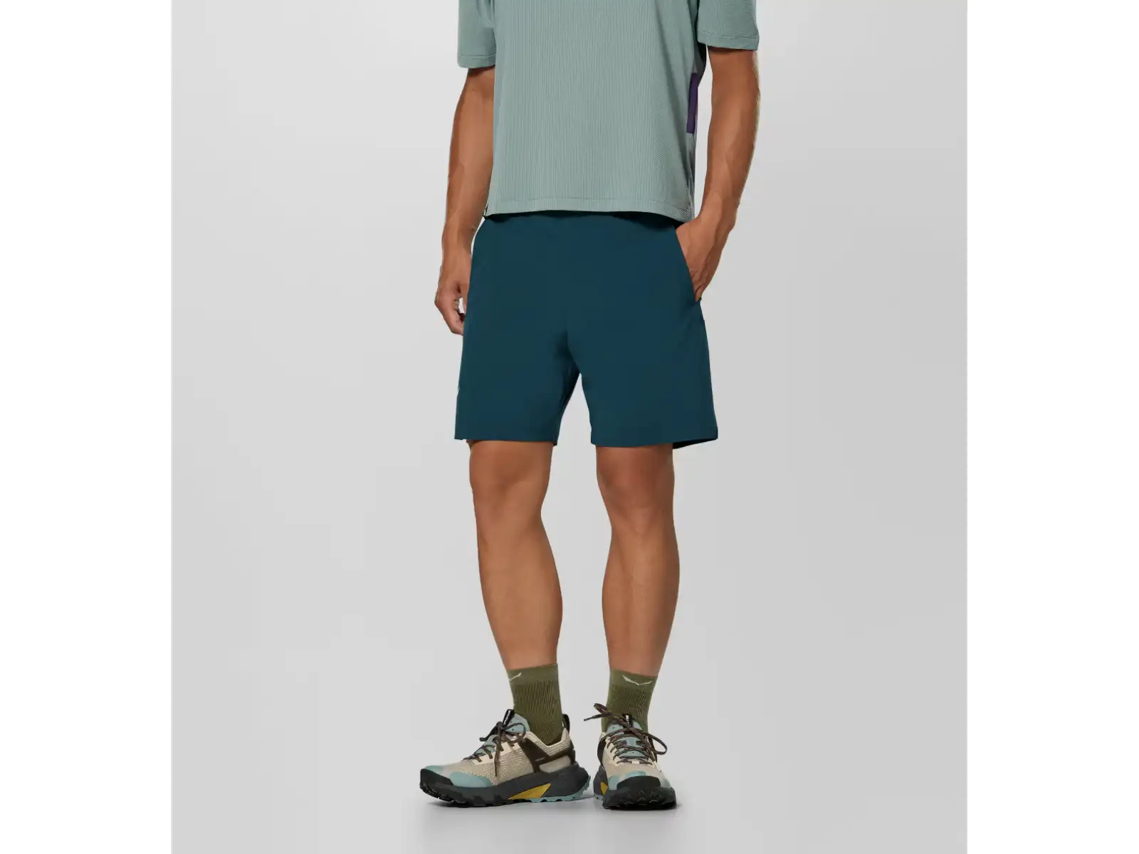 Salewa Pedroc Durastretch Light men's shorts Pond Blue
