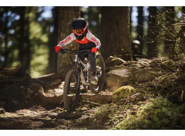 Giant Faith 24 children's full suspension bike Raw Aluminium