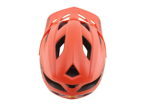Troy Lee Designs Flowline Mips kids helmet Point Coral/Charcoal