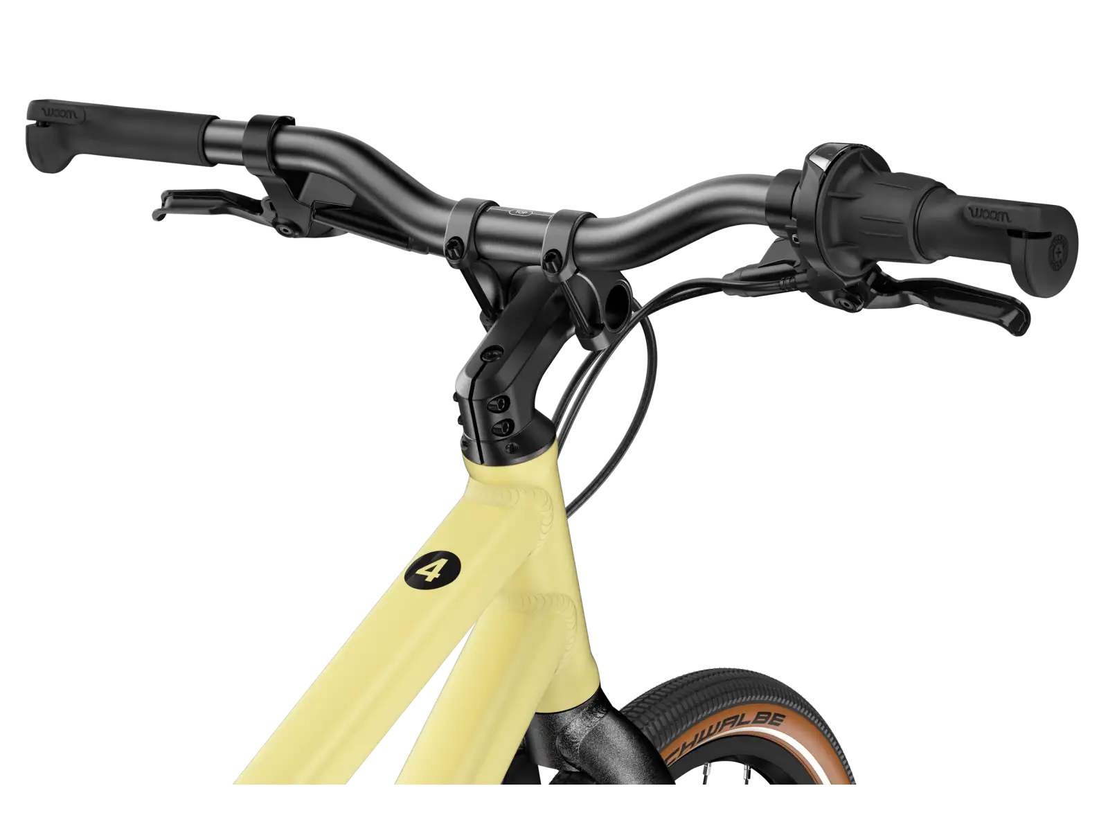 Woom 4 EXPLORE children's bike mellow yellow