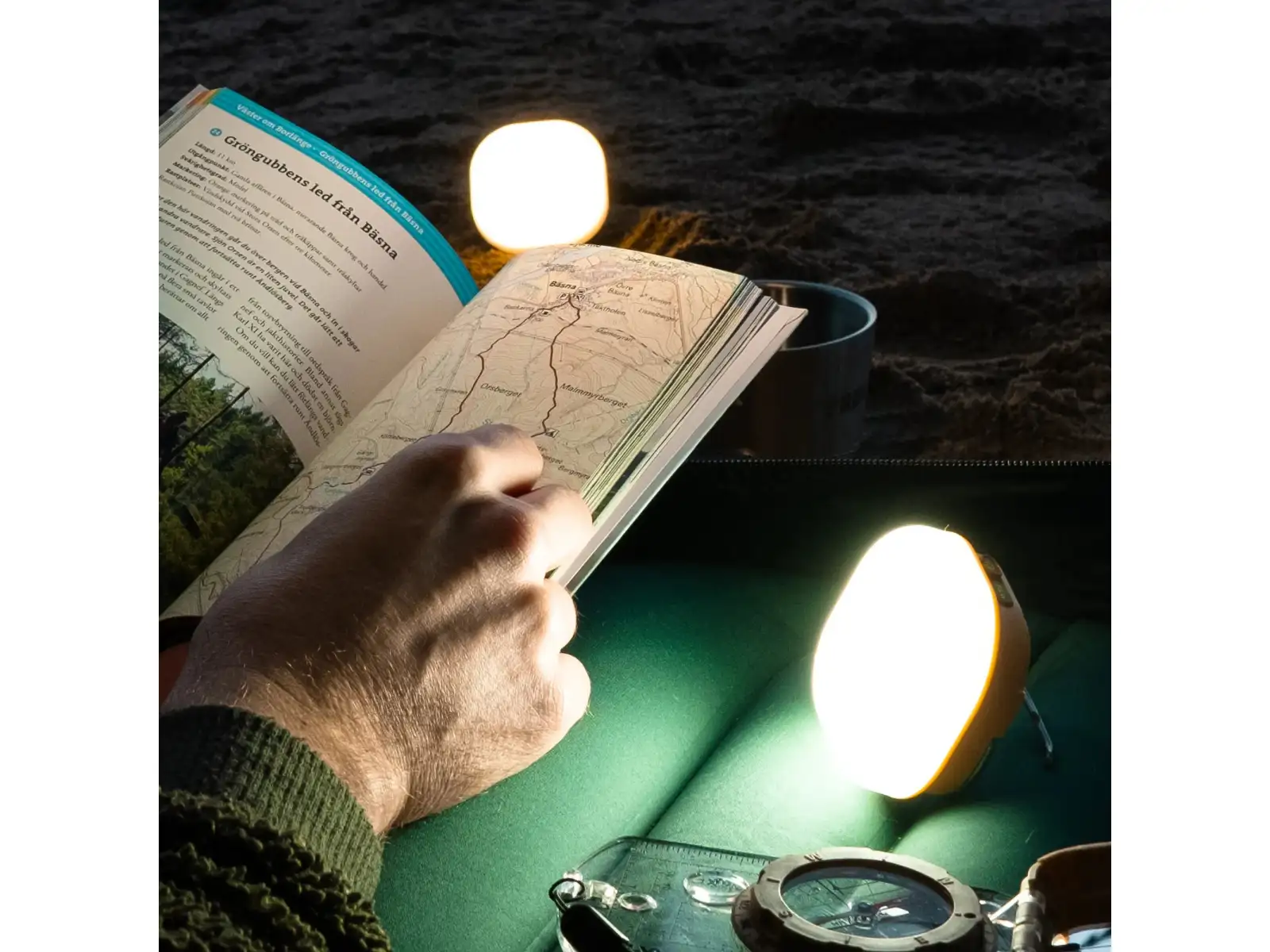 Silva Glow Recharge compact flashlight Yellow