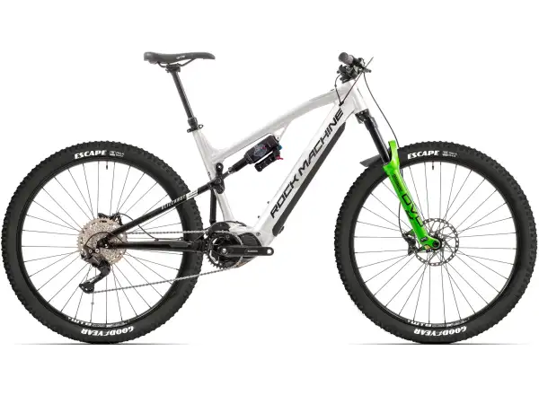 Rock Machine eBLIZZARD 30 S mountain e-bike Gloss Silver/Black/Grey