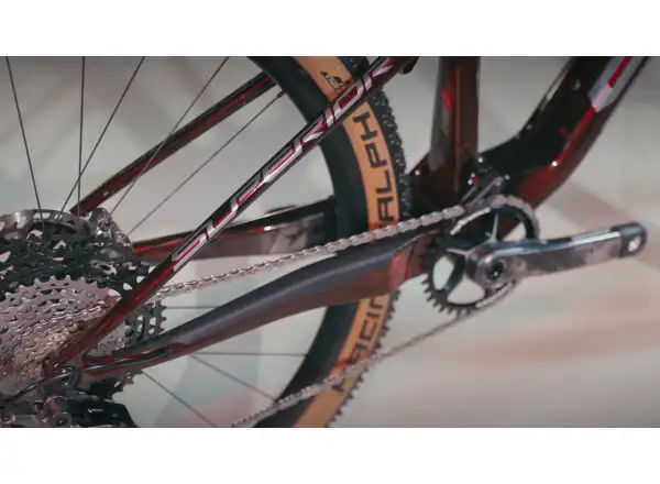 Superior Team XF 29 Issue R full-suspension mountain bike Gloss Red Carbon/Chrome
