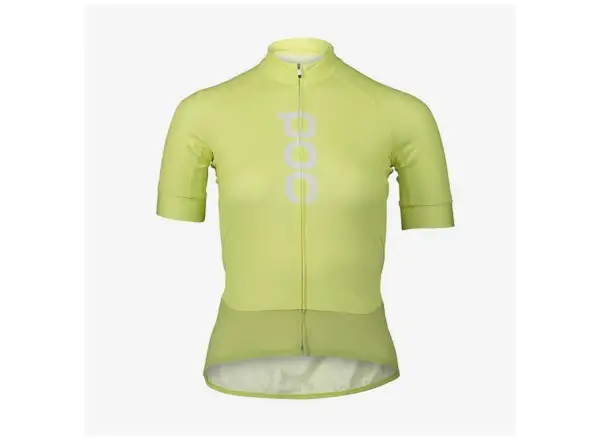 POC Essential Road Logo Jersey women's short sleeve jersey Lemon Calcite