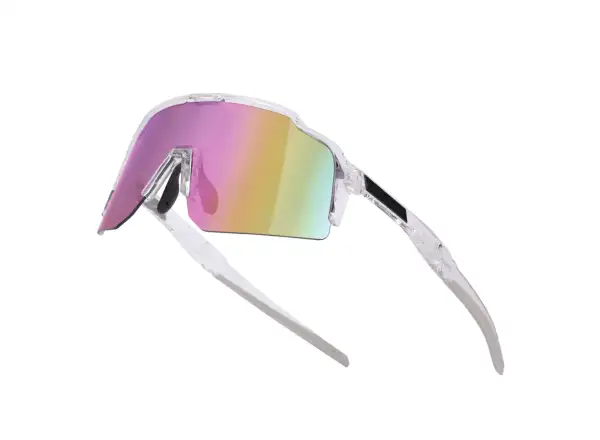 Force Strive cycling glasses transparent/purple-yellow lens