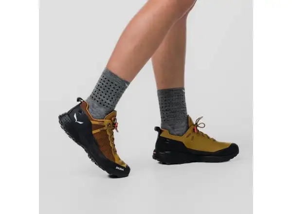 Salewa Pedroc Merino Quarter women's socks Light Grey Melange