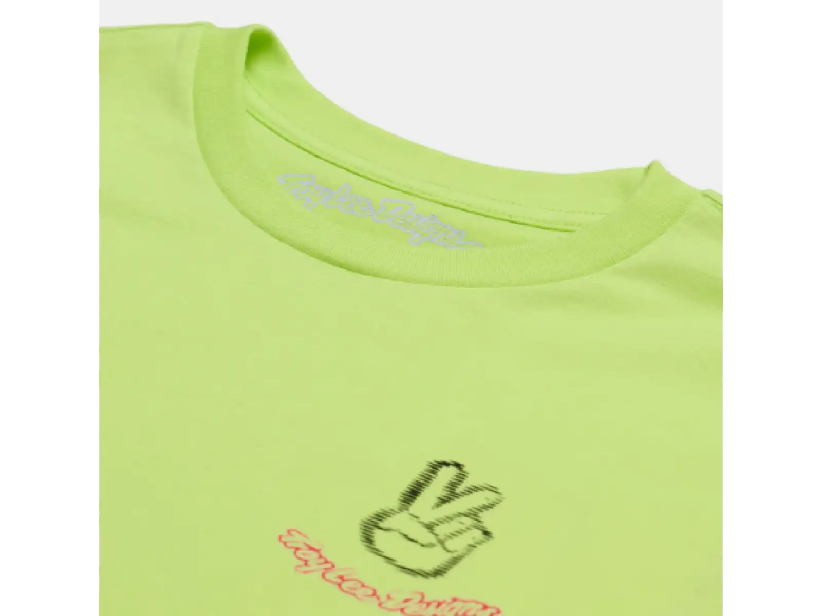 Troy Lee Designs Peace Out men's long sleeve shirt Glo Yellow