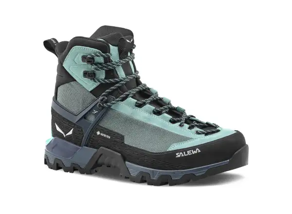Salewa Mountain Trainer 3 Tech Mid GTX women's hiking boots Willow/Orion Blue