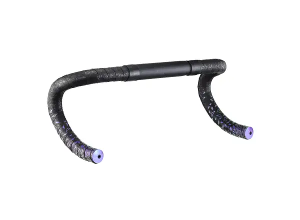 Supacaz Super Sticky Kush Star Fade bar tape Purple Refractor/Purple Star Plugz