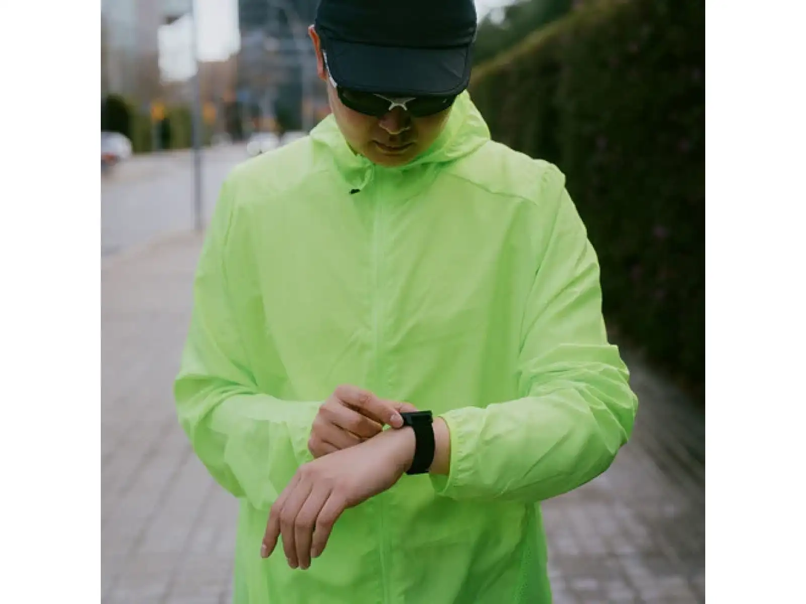 Suunto Run smart watch silicone strap Lime